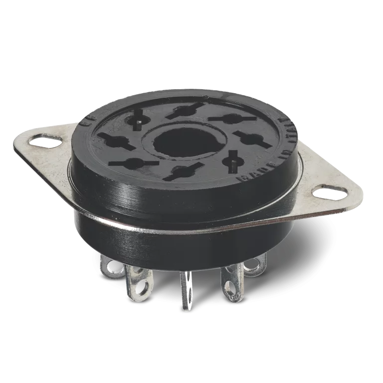 Type 90.12 - Flange mount solder socket Type 90.12 - Flange mount solder socket