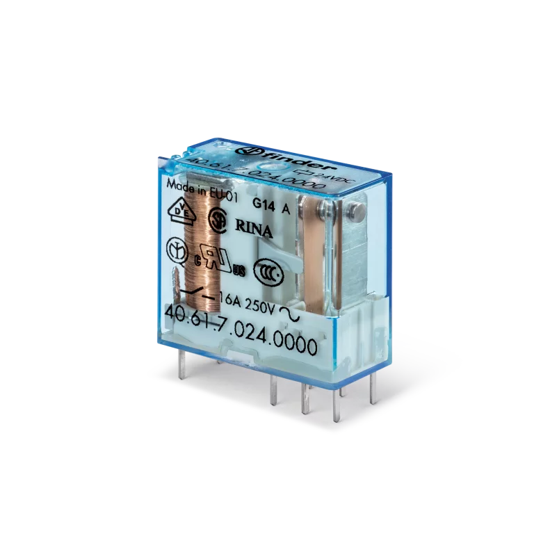 Type 40.61 - PCB/Plug-in relay 16A