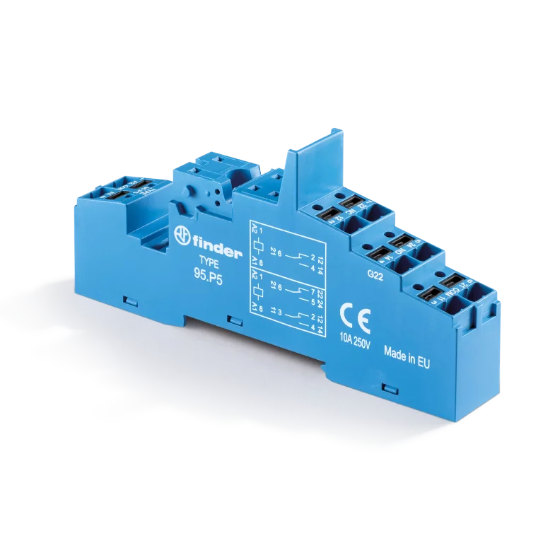 Type 95.P5 - Socket with Push-in terminals Type 95.P5 - Socket with Push-in terminals