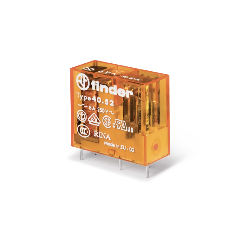 Type 40.52 - miniature PCB/plug-in relay 8A