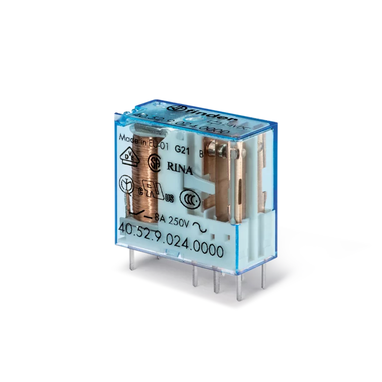 Type 40.52 - miniature PCB/plug-in relay 8A