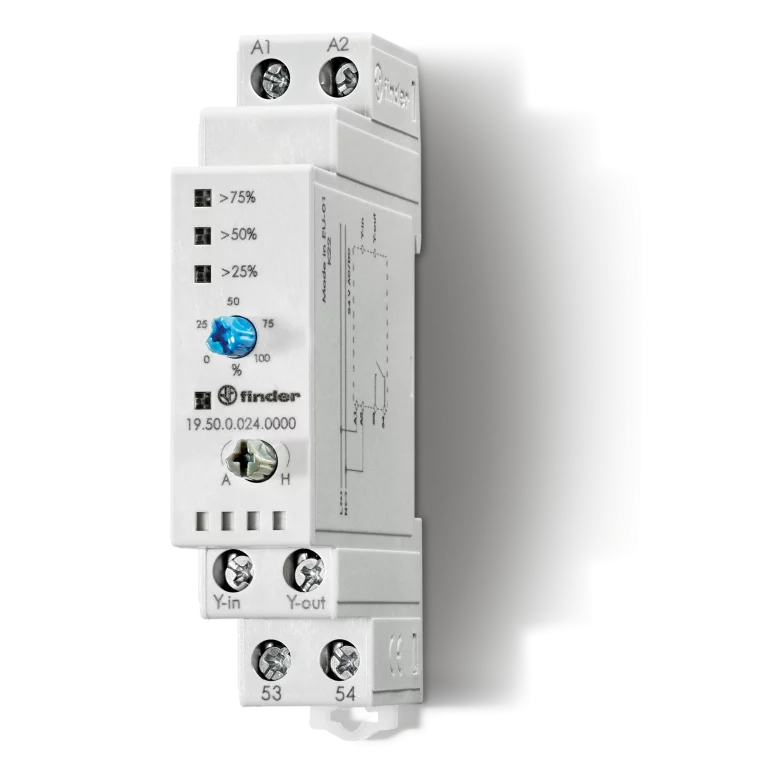 Type 19.50 - Status indicating modules with analog output