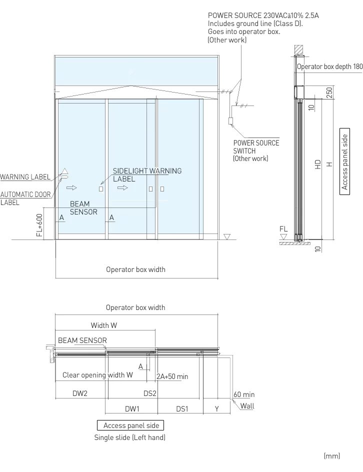 V-150TL Telescopic Door Operator - V-150TL Telescopic Door Operator