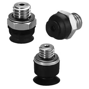 ZP2-T*MU/EU- Flat Vacuum Pad w/Adapter- Vertical Entry - ZP2-T*MU/EU, Flat Vacuum Pad w/Adapter, Vertical Entry