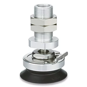ZP3E-TF- Compact Pad- Vertical Vacuum Inlet w/Ball Joint Adapter - ZP3E-TF, Compact Pad, Vertical Vacuum Inlet w/Ball Joint Adapter ZP3E-TF- Compact Pad- Vertical Vacuum Inlet w/Ball Joint Adapter - ZP3E-TF, Compact Pad, Vertical Vacuum Inlet w/Ball Joint Adapter