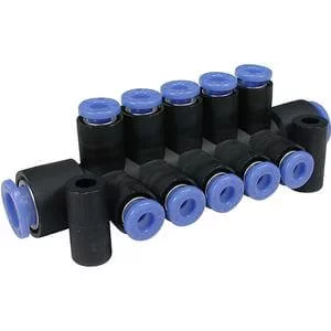 KM- One-touch Fittings Manifold Series - KM, One-touch Fittings Manifold Series