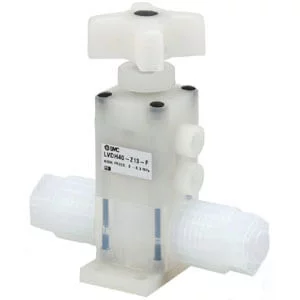 LVDH-V**-F/FN High Purity Chemical Valve- Manually Operated- Insert Bushing- Integral Fittings - LVDH-V**-F/FN High Purity Chemical Valve, Manually Operated, Insert Bushing, Integral Fittings