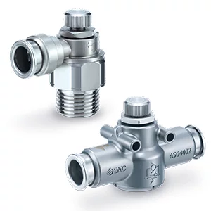 ASG- Stainless Steel Speed Controller with One-touch Fitting - ASG, Stainless Steel Speed Controller with One-touch Fitting ASG- Stainless Steel Speed Controller with One-touch Fitting - ASG, Stainless Steel Speed Controller with One-touch Fitting