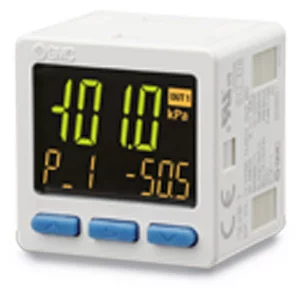 25A-ZSE20B(F)- Digital Vacuum Sensor- 3 Screen 2 Output with Analog- Secondary Battery - 25A-ZSE20B(F), Digital Vacuum Sensor, 3 Screen 2 Output with Analog, Secondary Battery