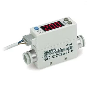 25A-PFMB- Digital Air Flow Sensor- 2-Color Display- IP40- 2-200 Lpm- Secondary Battery - 25A-PFMB, Digital Air Flow Sensor, 2-Color Display, IP40, 2-200 Lpm, Secondary Battery