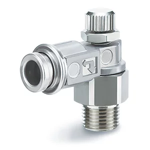 ASB- Speed Controller- One-Touch Fitting- Elbow (Metal Button and Body) - ASB, Speed Controller, One-Touch Fitting, Elbow (Metal Button and Body)