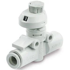 AS-F*M- AS-F*C- Speed Controller- One-touch- Push-lock- In-line- Resin Body - AS-F*M, AS-F*C, Speed Controller, One-touch, Push-lock, In-line, Resin Body