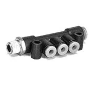 KM14- One-touch Fittings Manifold Series - KM14, One-touch Fittings Manifold Series