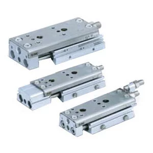 25A-MXQ*A- Compact Slide- Recirculating Linear Guide/Double-ported Type - 25A-MXQ*A, Compact Slide, Recirculating Linear Guide/Double-ported Type
