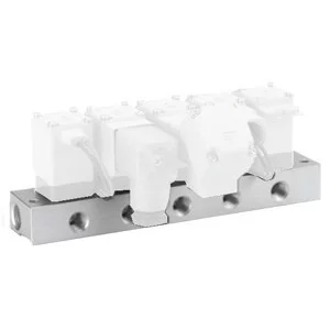 VVX2- Manifold Base for VX21/22/23 Series Solenoid Valves for Medium Vacuum - VVX2, Manifold Base for VX21/22/23 Series Solenoid Valves for Medium Vacuum