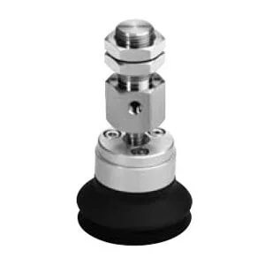 ZP2-XF*HB- Heavy Duty Bellows- Ball Joint Pad w/Adapter- Lateral Vacuum Entry - ZP2-XF*HB, Heavy Duty Bellows, Ball Joint Pad w/Adapter, Lateral Vacuum Entry