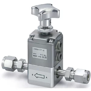 LVH*-AD/ND- High Purity Chemical Valve- Manually Operated- Organic Solvent Compatible - LVH*-AD/ND, High Purity Chemical Valve, Manually Operated, Organic Solvent Compatible