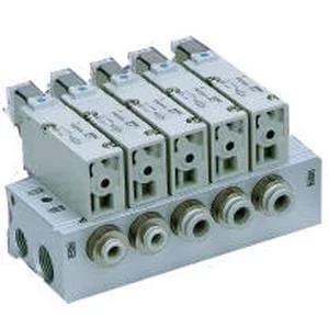VV3QZ*5- 200/300 Series Manifold- Base Mounted - VV3QZ*5, 200/300 Series Manifold, Base Mounted