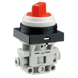 VM100F- 2/3 Port Mechanical Valve w/One-touch Fitting - VM100F, 2/3 Port Mechanical Valve w/One-touch Fitting
