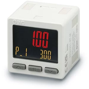 PFGV301- Digital Flow Monitor- 3-Screen 3-Color- IP40- for PFMV5 Sensors - PFGV301, Digital Flow Monitor, 3-Screen 3-Color, IP40, for PFMV5 Sensors