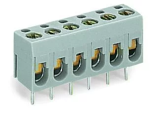 237-146 - PCB terminal block; 2.5 mm²; Pin spacing 5 mm; 3-pole; 2,50 mm²; gray 237-146 - PCB terminal block; 2.5 mm²; Pin spacing 5 mm; 3-pole; 2,50 mm²; gray