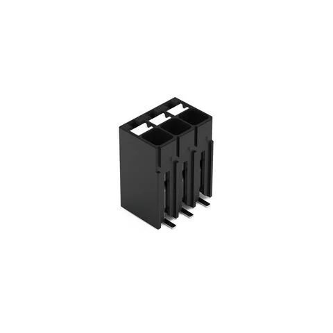 2086-1103/700-000/997-605 - SMD PCB terminal block; push-button; 1.5 mm²; Pin spacing 3.5 mm; 3-pole; Push-in CAGE CLAMP®; 1,50 mm²; black