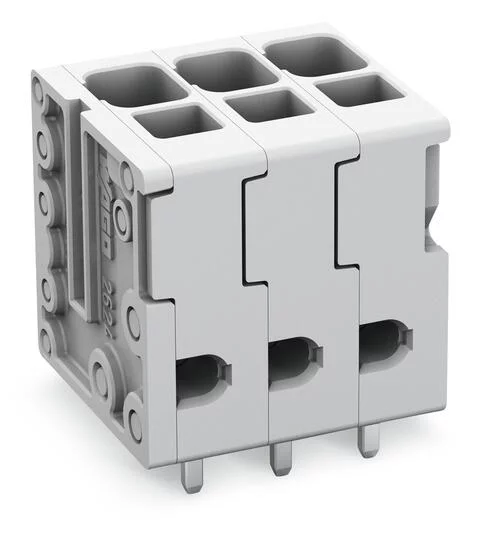 2624-3111 - PCB terminal block; 4 mm²; Pin spacing 5 mm; 11-pole; Push-in CAGE CLAMP®; 4,00 mm²; gray