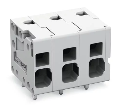 2624-1304 - PCB terminal block; 4 mm²; Pin spacing 7.5 mm; 4-pole; Push-in CAGE CLAMP®; 4,00 mm²; gray
