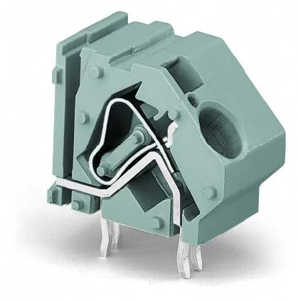 745-883/006-000 - Stackable PCB terminal block; 16 mm²; Pin spacing 20 mm; 1-pole; CAGE CLAMP®; commoning option; 16,00 mm²; light gray