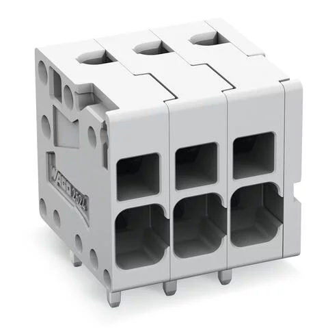 2624-1108 - PCB terminal block; 4 mm²; Pin spacing 5 mm; 8-pole; Push-in CAGE CLAMP®; 4,00 mm²; gray