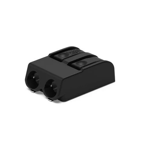 2061-622/998-404 - SMD PCB terminal block; push-button; Push-in CAGE CLAMP; AWG 20 - 16; Pin spacing 6 mm; 2-pole; in tape-and-reel packaging; black