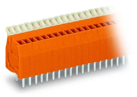 234-512 - PCB terminal block; push-button; 0.5 mm²; Pin spacing 2.54 mm; 12-pole; CAGE CLAMP®; 0,50 mm²; orange 234-512 - PCB terminal block; push-button; 0.5 mm²; Pin spacing 2.54 mm; 12-pole; CAGE CLAMP®; 0,50 mm²; orange