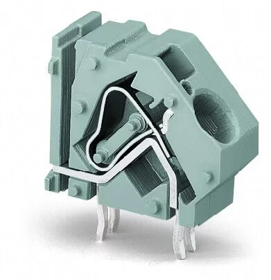 745-877/006-000 - Stackable PCB terminal block; 16 mm²; Pin spacing 15 mm; 1-pole; CAGE CLAMP®; commoning option; 16,00 mm²; green-yellow