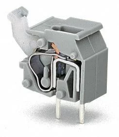 255-760 - Stackable PCB terminal block; push-button; 2.5 mm²; Pin spacing 10/10.16 mm; 1-pole; CAGE CLAMP®; commoning option; 2,50 mm²; red 255-760 - Stackable PCB terminal block; push-button; 2.5 mm²; Pin spacing 10/10.16 mm; 1-pole; CAGE CLAMP®; commoning option; 2,50 mm²; red