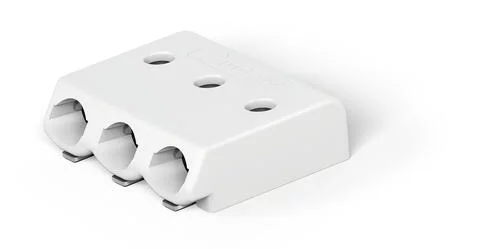2059-303/998-403 - SMD PCB terminal block; PUSH WIRE; AWG 26 - 22; Pin spacing 3 mm; 3-pole; in tape-and-reel packaging; white