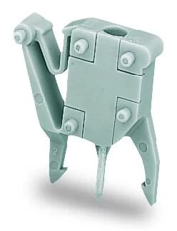 249-114 - Test plug adapter; suitable for 255, 256, 257 Series PCB terminal blocks; 1-pole; Pin spacing 10 mm / 0.394 in; gray 249-114 - Test plug adapter; suitable for 255, 256, 257 Series PCB terminal blocks; 1-pole; Pin spacing 10 mm / 0.394 in; gray