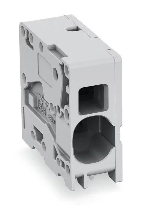 2636-1101/000-016 - PCB terminal block; Push-in CAGE CLAMP; AWG 18 - 4; Pin spacing 10 mm; double pinning; 1-pole; side entry; green-yellow