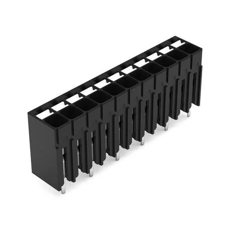 2086-1131 - THR PCB terminal block; push-button; 1.5 mm²; Pin spacing 3.5 mm; 11-pole; Push-in CAGE CLAMP®; 1,50 mm²; black