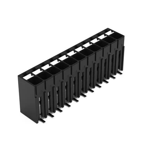 2086-1111/700-000/997-607 - SMD PCB terminal block; push-button; 1.5 mm²; Pin spacing 3.5 mm; 11-pole; Push-in CAGE CLAMP®; 1,50 mm²; black