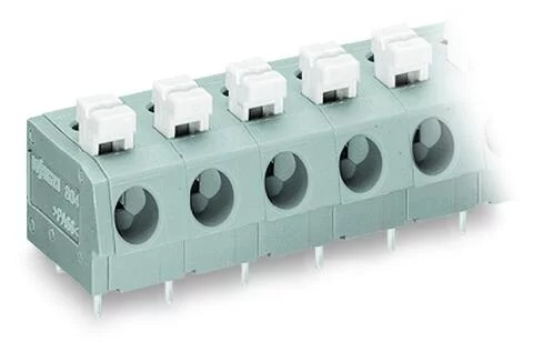 804-311 - PCB terminal block; push-button; 2.5 mm²; Pin spacing 7.5 mm; 11-pole; Push-in CAGE CLAMP®; 2,50 mm²; gray