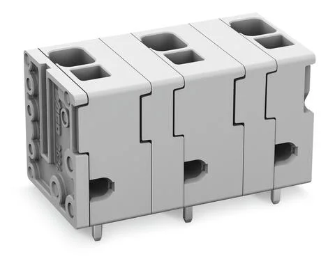 2624-3504 - PCB terminal block; 4 mm²; Pin spacing 11.5 mm; 4-pole; Push-in CAGE CLAMP®; 4,00 mm²; gray