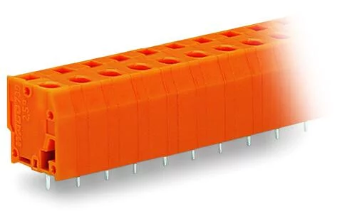 739-236 - PCB terminal block; 2.5 mm²; Pin spacing 7.62 mm; 6-pole; CAGE CLAMP®; 2,50 mm²; orange