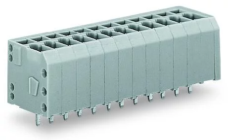 739-309 - PCB terminal block; 1.5 mm²; Pin spacing 3.5 mm; 9-pole; CAGE CLAMP®; 1,50 mm²; gray