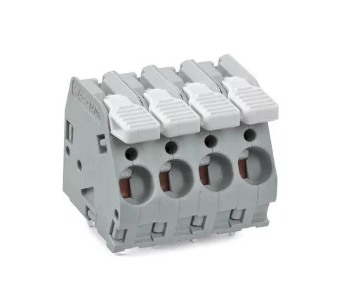 2706-111 - PCB terminal block; lever; 6 mm²; Pin spacing 7.5 mm; 11-pole; CAGE CLAMP®; 6,00 mm²; gray 2706-111 - PCB terminal block; lever; 6 mm²; Pin spacing 7.5 mm; 11-pole; CAGE CLAMP®; 6,00 mm²; gray