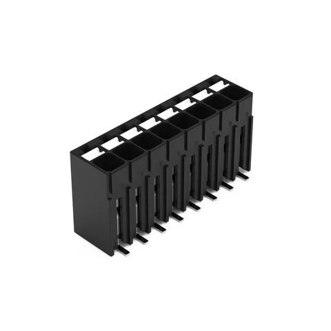 2086-1108/700-000/997-607 - SMD PCB terminal block; push-button; 1.5 mm²; Pin spacing 3.5 mm; 8-pole; Push-in CAGE CLAMP®; 1,50 mm²; black