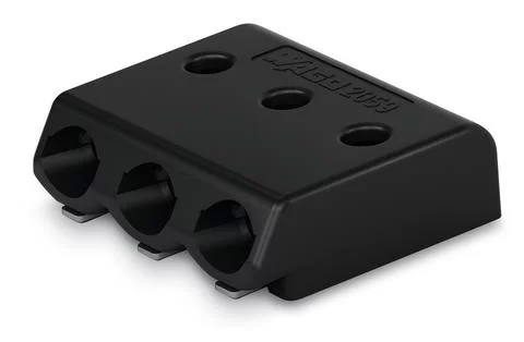 2059-323/998-403 - SMD PCB terminal block; PUSH WIRE; AWG 26 - 22; Pin spacing 3 mm; 3-pole; in tape-and-reel packaging; black