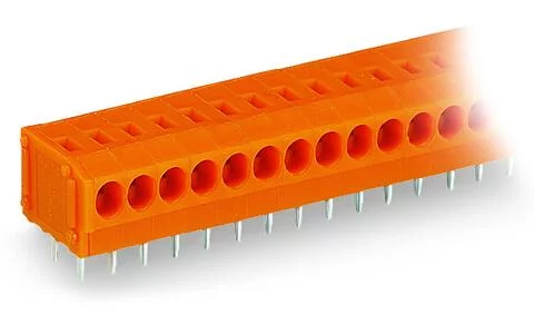 235-107/330-000 - PCB terminal block; 1.5 mm²; Pin spacing 3.81 mm; 7-pole; PUSH WIRE®; 1,50 mm²; orange 235-107/330-000 - PCB terminal block; 1.5 mm²; Pin spacing 3.81 mm; 7-pole; PUSH WIRE®; 1,50 mm²; orange