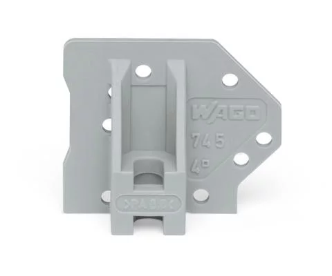 745-140 - End plate; with flange; gray