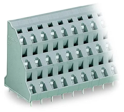 737-506 - Triple-deck PCB terminal block; 2.5 mm²; Pin spacing 7.5 mm; 18-pole; CAGE CLAMP®; 2,50 mm²; gray