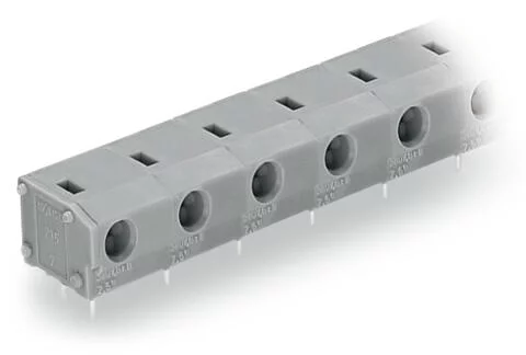 235-802 - PCB terminal block; 2.5 mm²; Pin spacing 10/10.16 mm; 2-pole; PUSH WIRE®; 2,50 mm²; gray 235-802 - PCB terminal block; 2.5 mm²; Pin spacing 10/10.16 mm; 2-pole; PUSH WIRE®; 2,50 mm²; gray